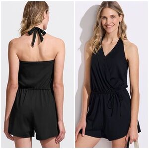 Lands' End Black Women's Swim One Piece
